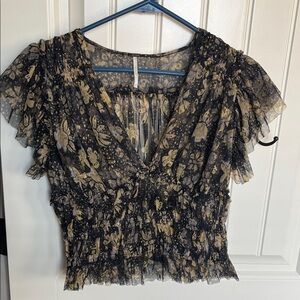 Free people sheer top